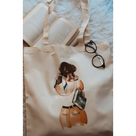 “Reading is sexy” vászontáska – Elizabeth Bennett