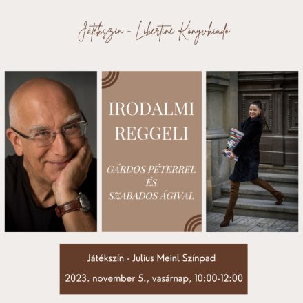 Irodalmi reggeli Gárdos Péterrel