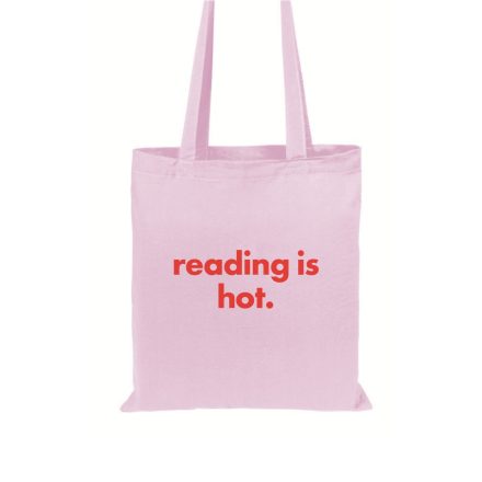 Reading is hot vászontáska