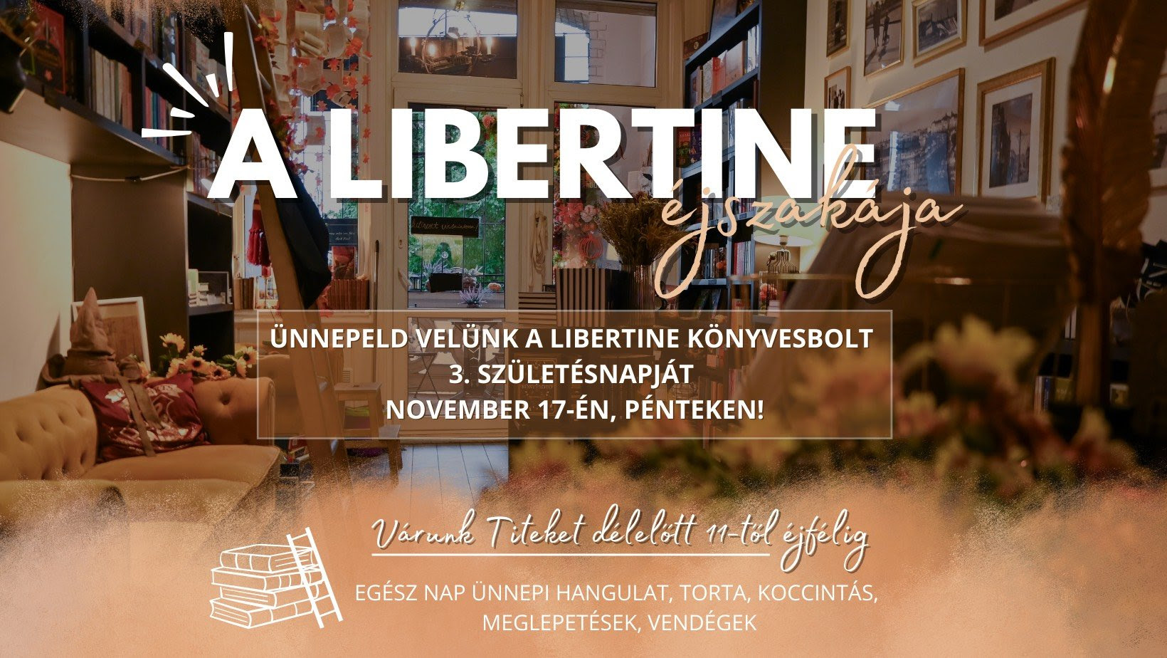 Novelláskötettel (is) ünnepeljük a Libertine harmadik születésnapját