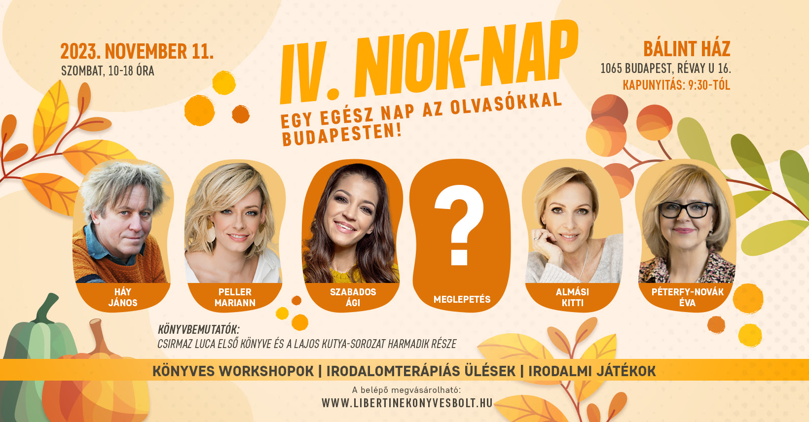 Jön a negyedik NIOK-nap! A jegyek már kaphatók!
